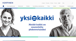 Desktop Screenshot of korpinen.com